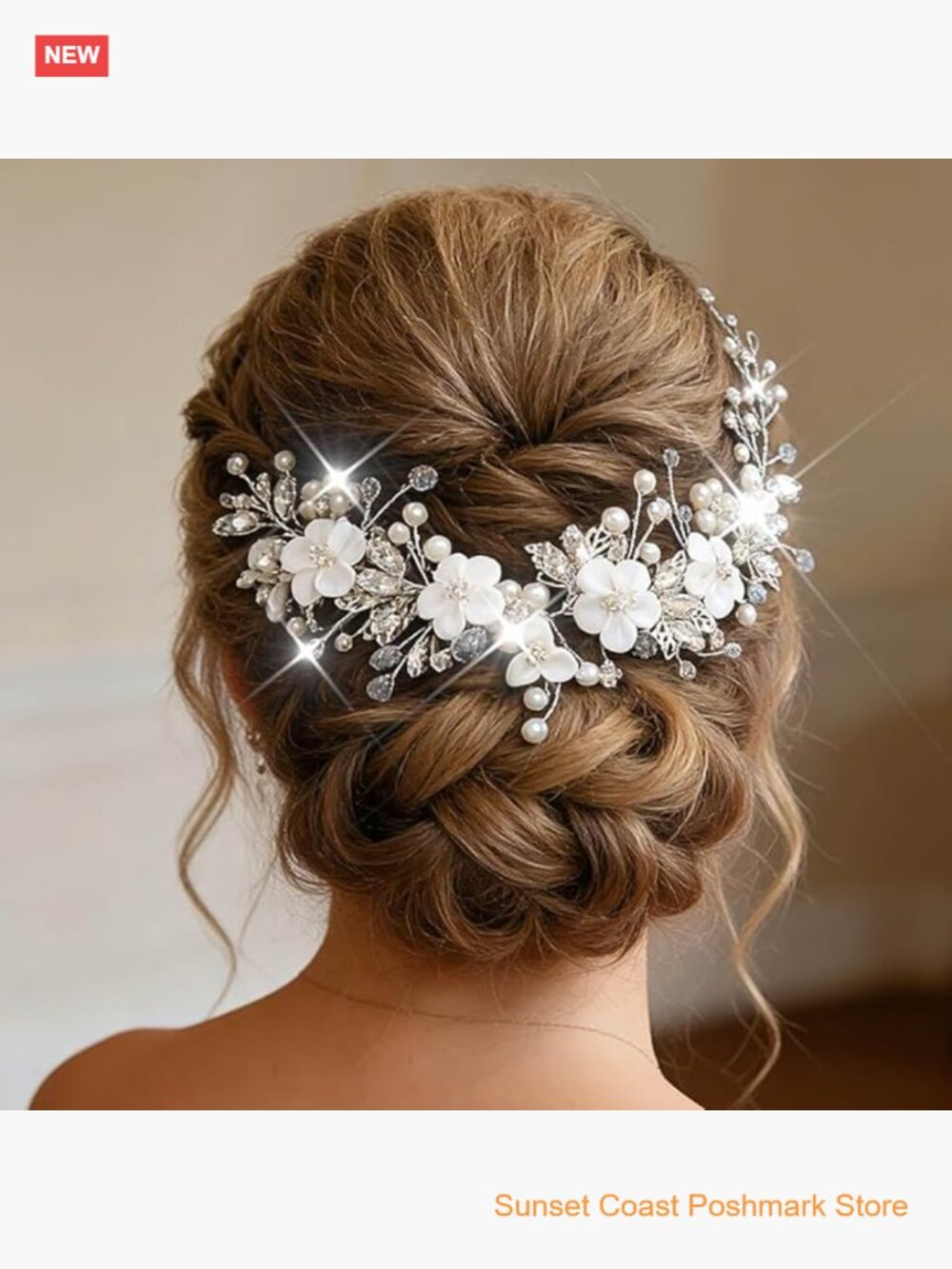 Flower Bride Wedding Hair Vine Headpiece Bridal Hair Accessories
